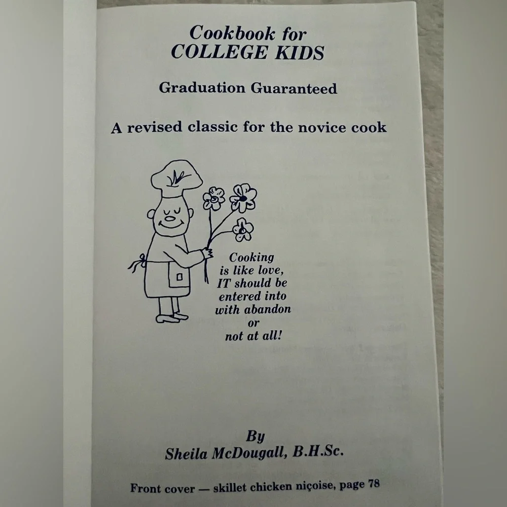 College Kids Cookbook for Graduation Guaranteed